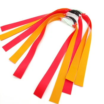 

10pcs/lot Rubber Slingshot Powerful Elastic Flat Band Practical Hunting Sports Natural Latex Catapult Kit Slingshot Resilient