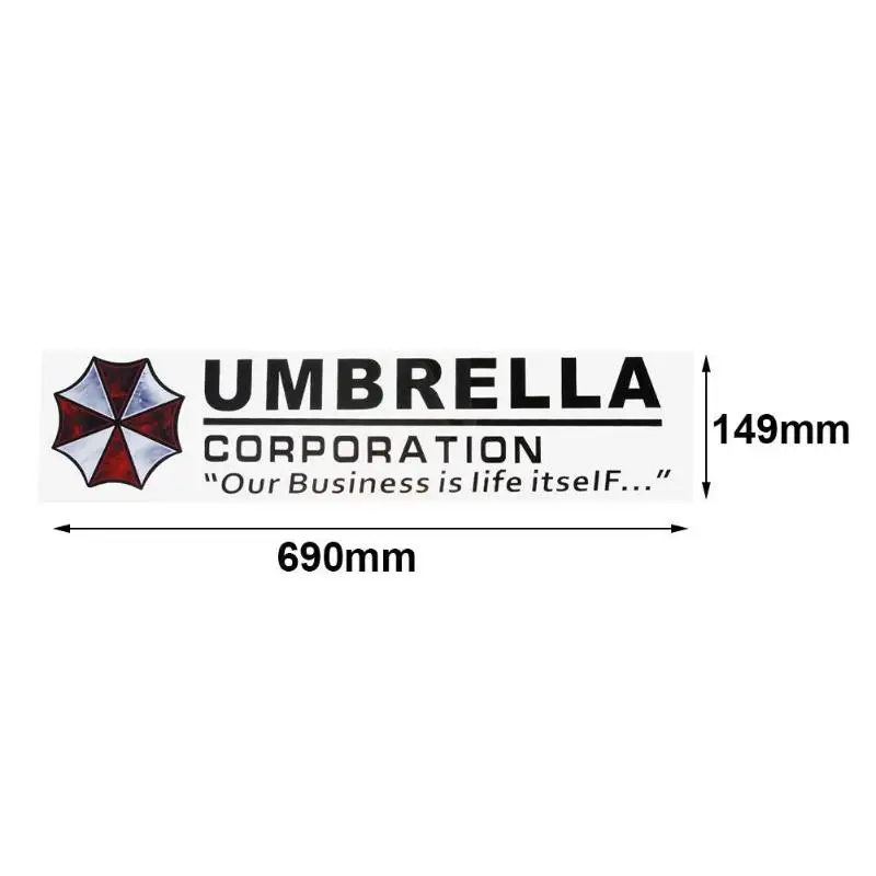 Передняя/задняя наклейка на окно автомобиля Umbrella Corporation|Наклейки автомобиль| |