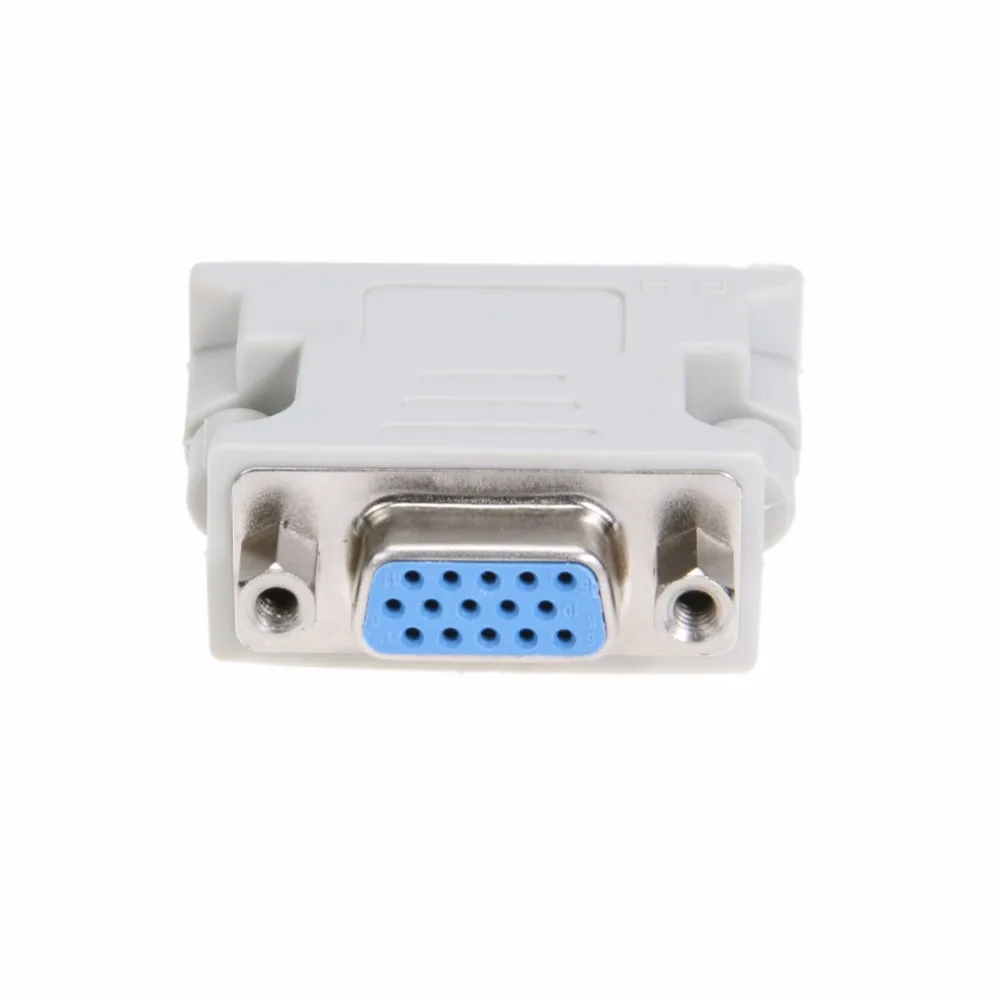 Адаптер DVI VGA конвертер 24 + 5 Pin папа Женский 1080P видео для HDTV монитора компьютера ПК