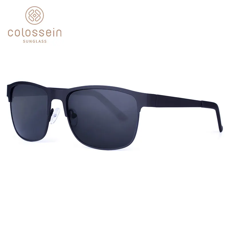 

COLOSSEIN Sunglasses Men Classic Polarized Retro Driving Fashion Style Metal Frame Sun Glasses For Women Popular Eyewear UV400