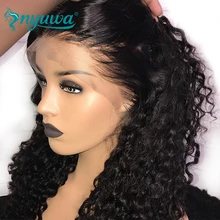 Pre Plucked Full Lace Human Hair Wigs With Baby Hair Glueless Curly Full Lace Wigs For Black Women Brazilian Remy Hair NYUWA Wig