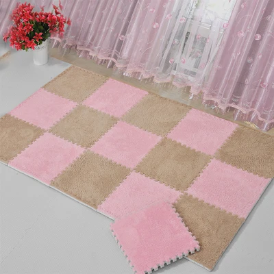 Tapis Enfant Tapete Infantil Поролоновый развивающий коврик-пазл детский игровой коврик для гостиной напольный коврик для детского спортзала - Цвет: Шоколад