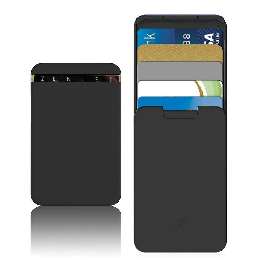 

Zenlet Credit Card Package Anti-side Wallet Action Wallet Push-pull Card Holder single-hand slide Credit Card Holder 4.35