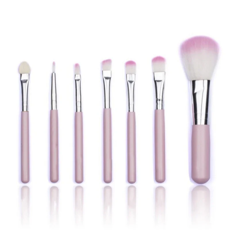 7pcs/set Professional Soft Cosmetics Pink Makeup Brushes Tool Powder Eyeshadow Set 7pcs/set Professional Soft Cosmetics Pink Makeup Brushes Tool Powder Eyeshadow Set