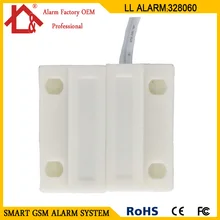 Белый проводной двери окна Сенсор магнитный выключатель сигнализации Главная Системы детектор