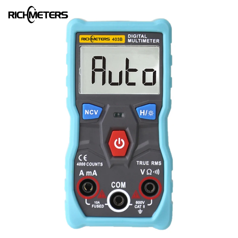 

40%Off RM403/RM404 Automatic Digital Multimeter Talent Multimeter True-RMS intelligent NCV 4000 Counts AC/DC Voltage Current Ohm