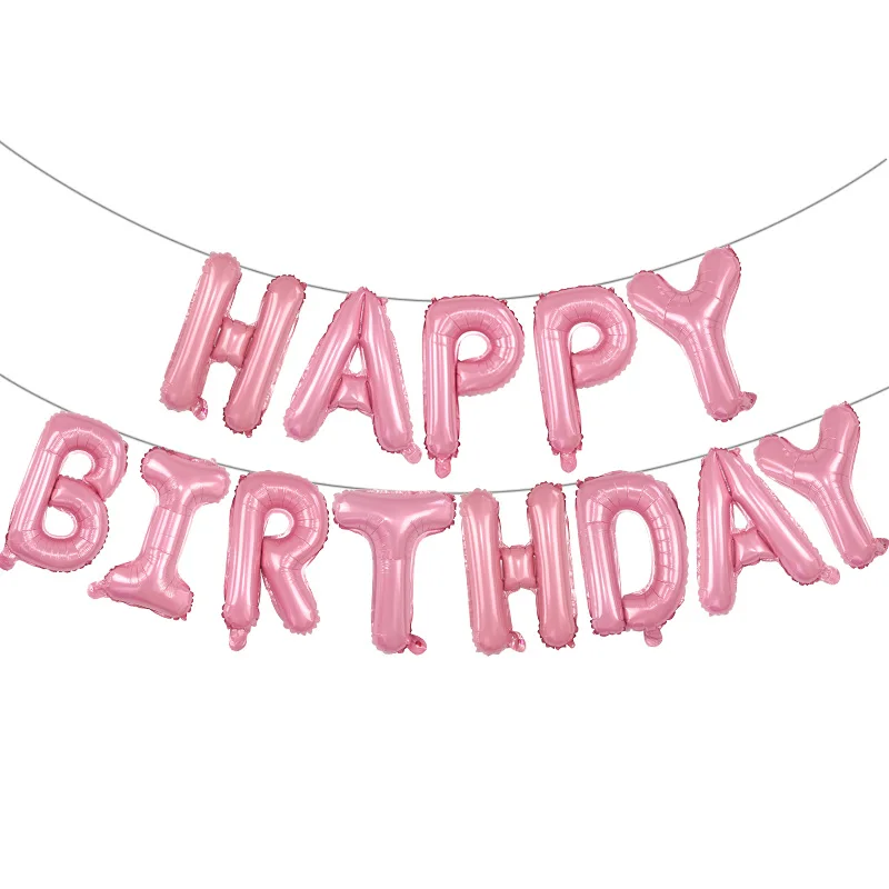Первый день рождения розовый синий шар баннер украшения 1st для маленьких мальчиков и девочек один год вечерние украшения торта украшения для душа