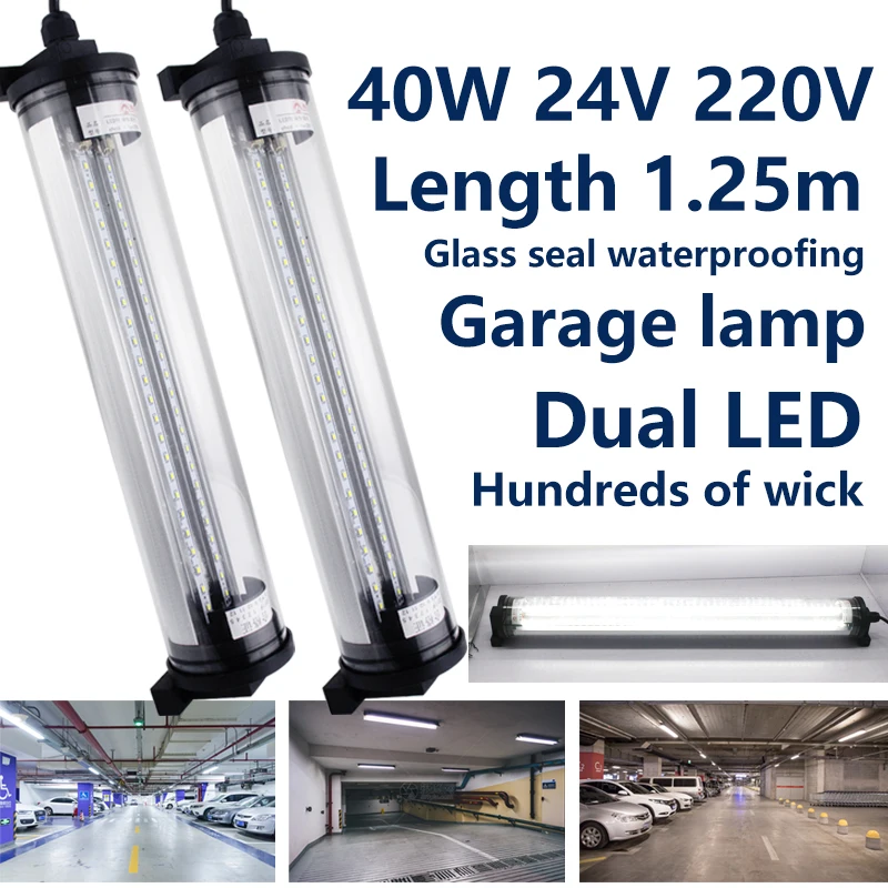 

40W Explosion-proof Waterproof Led Light Garage Warehouse Lamp Industrial CNC Machine Tool Light 220V