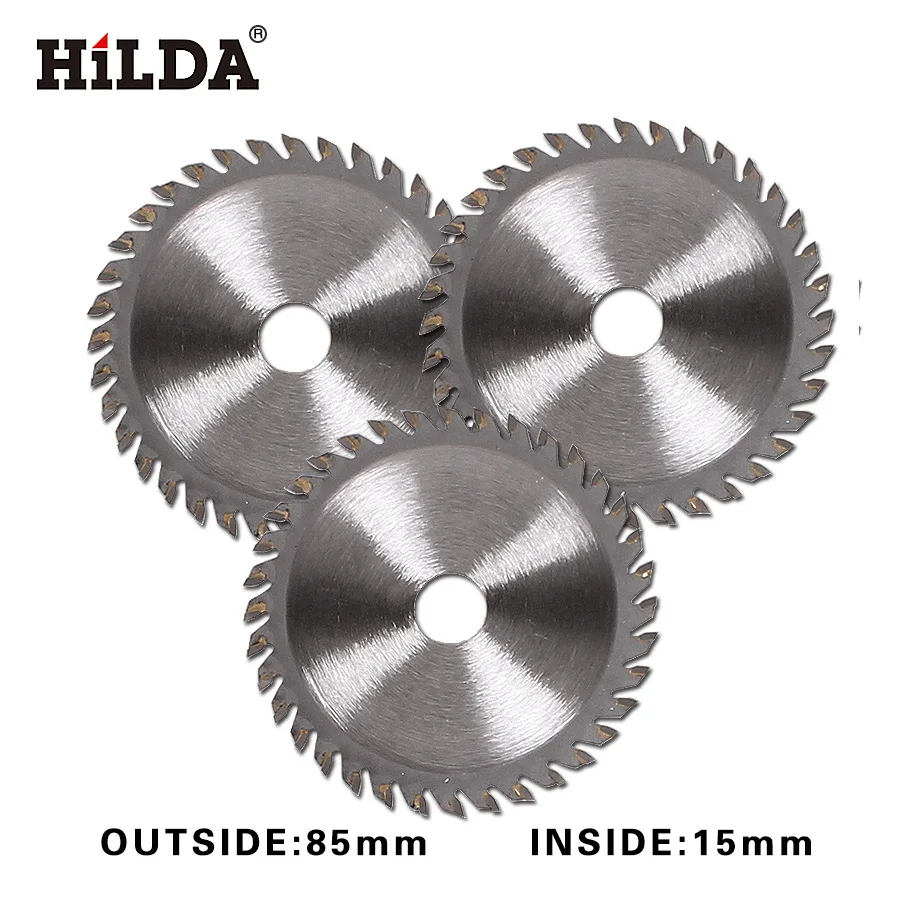  HILDA TCT Tungsten Carbide Mini Circular Saw Blade 24T for Wood Cutting Power Tool Accessories mini