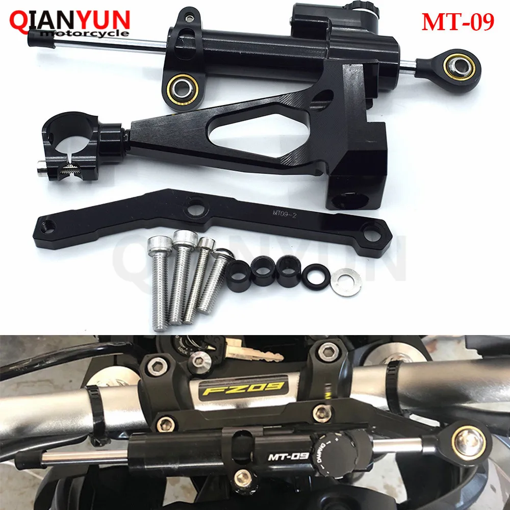 

Motorcycle Accessories Adjustable Steering Stabilize Damper Bracket Mounting kit Fit For YAMAHA MT-09 MT09 FZ09 FZ-09 2013-2016