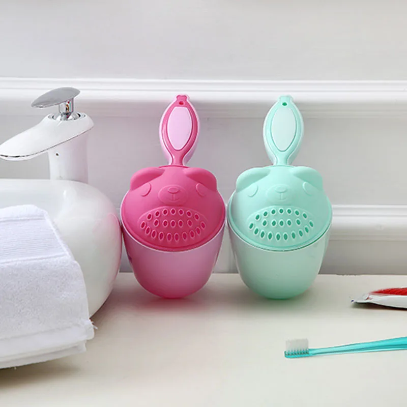 Мультфильм Детские ванночки ковш для смывания шампуня детский купальный комплект Черпак Baby кувшины для душа мытья волос чашка AN88