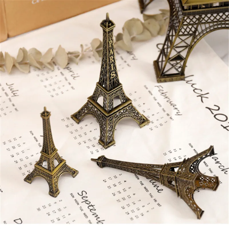 Creative European retro Tower architectural model Living room porch wine cabinet decoration home decoration