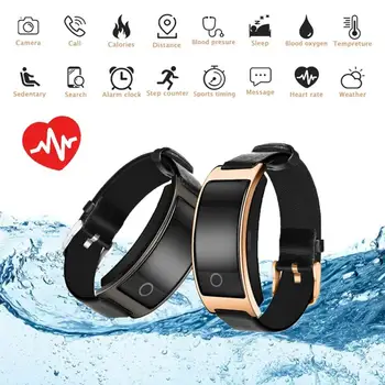 

CK11S Waterproof Smart Band Bracelet Blood Pressure Oxygen Heart Rate Monitor IP67 Waterproof Smart Bracelet Wristbands