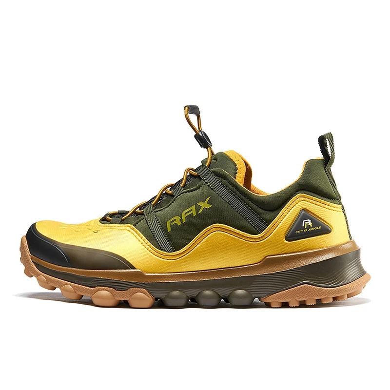 Rax/сезон весна-лето; походная обувь; мужские уличные спортивные кроссовки; женские дышащие Нескользящие треккинговые ботинки; легкая прогулочная обувь - Цвет: yellow 346