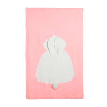

Baby Cute Rabbit Blanket Soft Warm Swaddle Kids Bath Towel