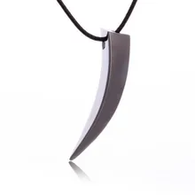 Brave Men Stainless Steel Wolf Tooth Spike Pendant Necklace Men Personality Male Necklace Jewelry For Friends Gift