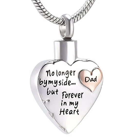 Always in my heart Mum heart Urn Keyring Memorial Ash Cremation Jewellery Engrav