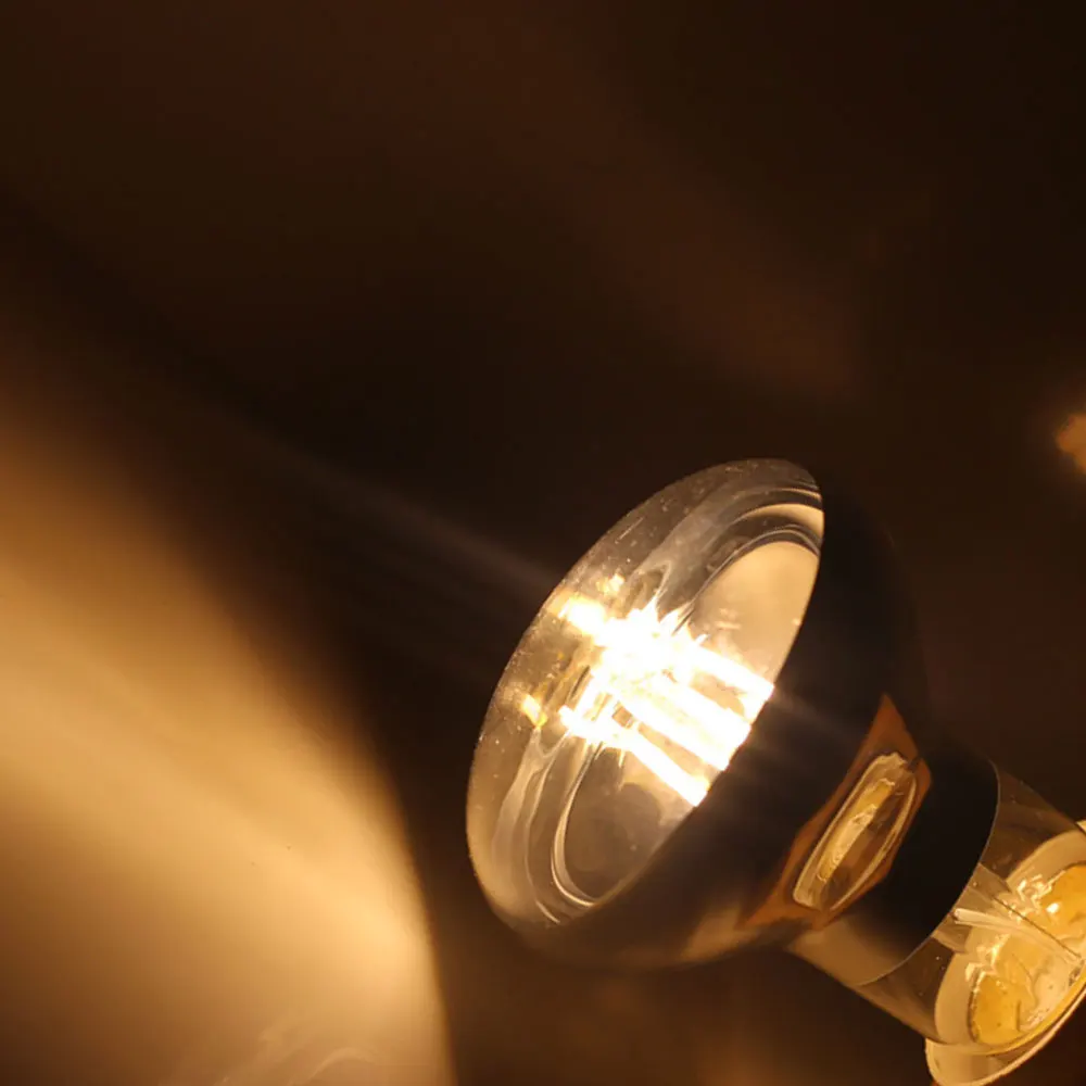 10 шт./лот E27 светодиодный лампы накаливания R50 R63 R80 3/4/5 Вт E14 светильник Edison светодиодный Замена лампы накаливания, 30 Вт, 40 Вт, 50 Вт, ручная сборка 220V