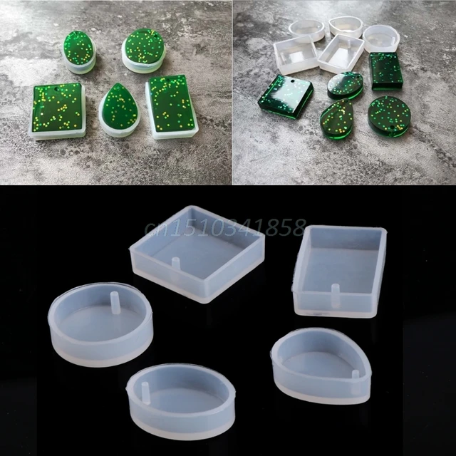 DIY Clear Silicone Mold Making Jewelry Pendant Resin Casting Mould