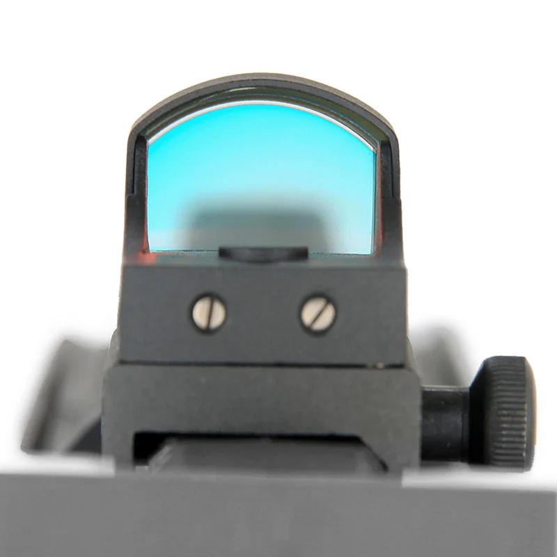 WIPSON 25 мм объектив микро Красный Зеленая точка прицел для 20 мм Вивер Пикатинни Крепление w/солнцезащитный козырек