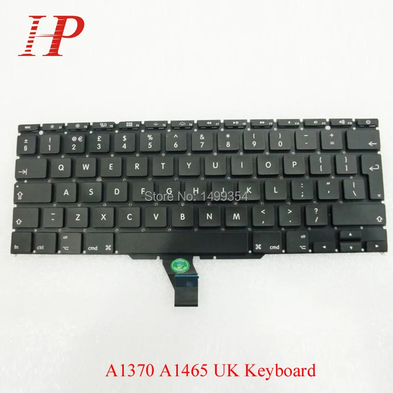 5 шт. новая A1370 A1465 Великобритания Юнайтед Kimdom клавиатура для Apple Macbook Air 11 ''A1465