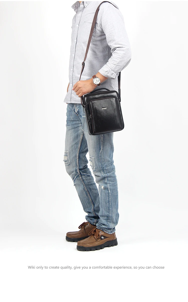 High Quality leather man bags