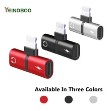 

Fast Charge Charging +Audio 2 in 1 Adapter For iPhone 7 Charging Adapter For iPhone 8 Plus X Charger Converter Headphone Adapter