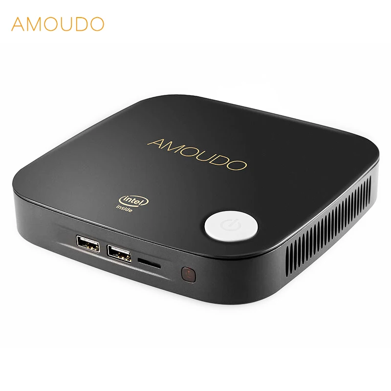 Amoudo intel core i5-4200U 8 ГБ ОЗУ+ 64 ГБ ssd опция hdd windows 10 система wifi bluetooth гигабитная сеть HDMI мини-ПК настольный компьютер