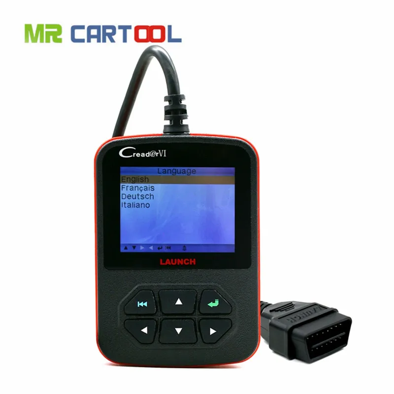 

Free shipping Online update 100% Original Launch Creader VI creader 6 Auto code scanner with Russian,English,Spanish,Portuguese