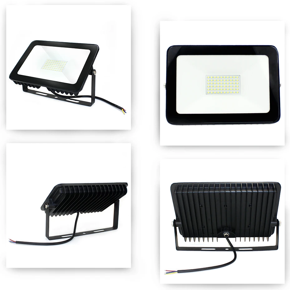 Ultrathin LED Flood Light 170-260V Waterproof IP65 15W 30W 60W 100W 150W 200W Led Floodlight Outdoor Lighting Refletor LED