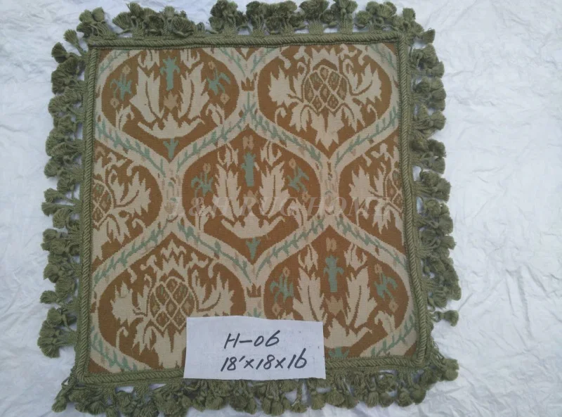 Бесплатная доставка 18 &quotx18&quot (45x45 см) Aubusson ручная тканая подушка 100% Новая