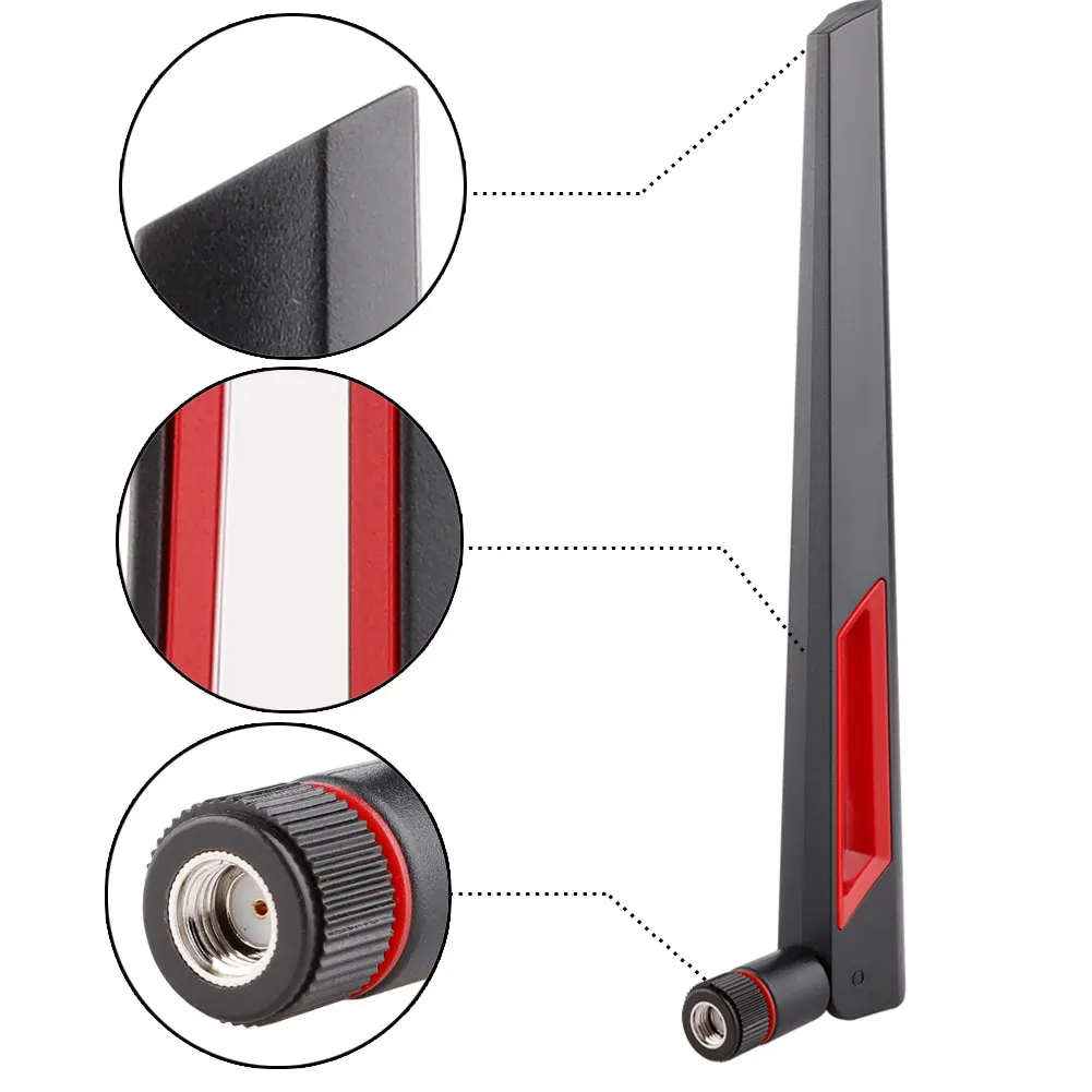 1 шт 2,4G 5G 5,8G wifi антенна двухдиапазонная 12dBi антенна маршрутизатор Антенна SMA папа(pin)/RP-SMA папа