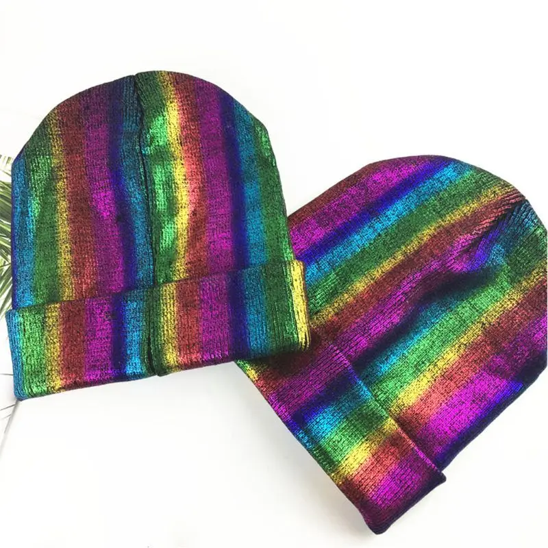 1PC New Winter Hats For Unisex Colorful Wool Knitted Hat Fashion Brand