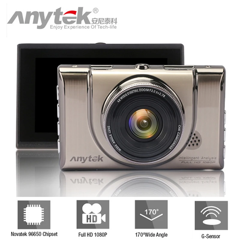 

Original Anytek A100 Dash Cam with NTK96650 Full HD1080P 170 Car Video Recorder Parking Monitor Night Vision Car DVR