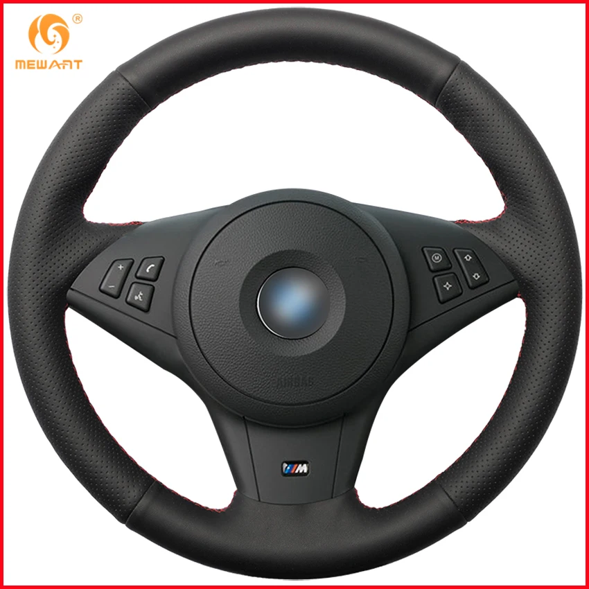 Аксессуары из натуральной кожи для BMW E60 530i E63 E64 635D|car steering wheel cover|steering coverwheel cover |