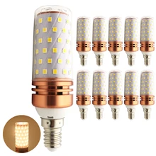 10x E27 110V 220V 2835 SMD светодиодный светильник E14 Кукуруза Свеча светильник 12W 16W лампа Bombillas холодный теплый белый