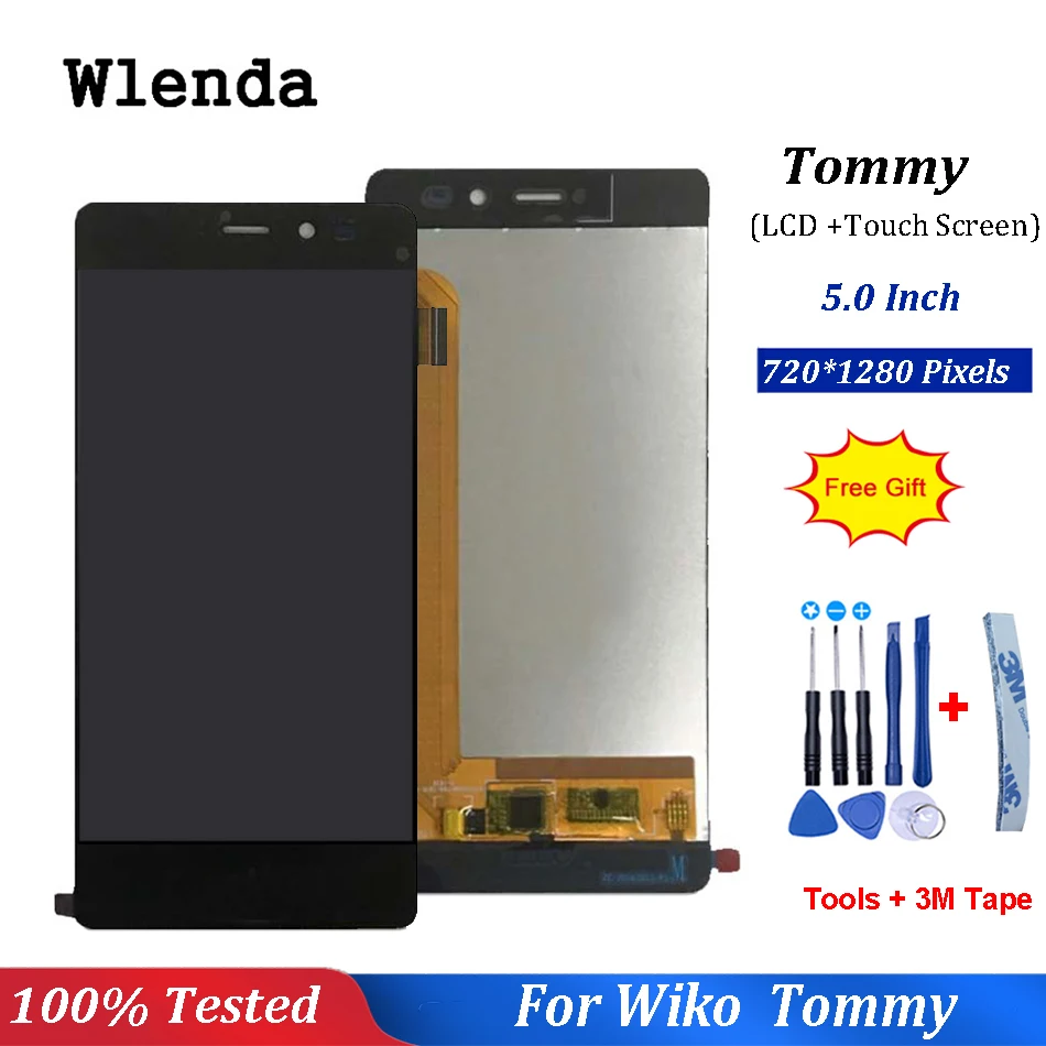 

For wiko tommy LCD New Original 5.0 inch Touch Screen LCD Display Assembly Replacement