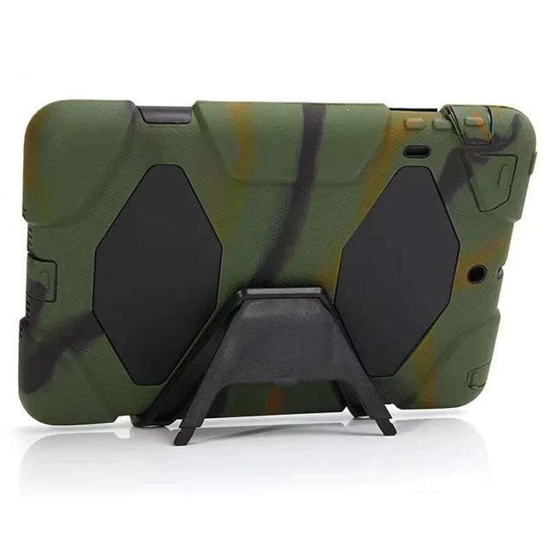 3 in 1 Hybrid Armor Heavy Duty Military Stand Case Cover For iPad 2/3/4