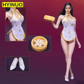 

5 Colors 1/6 Scale MM017 Female Cheongsam Sexy Women Ultra Short Clothes Clothing Set F 12" Action Figure Female Body Doll