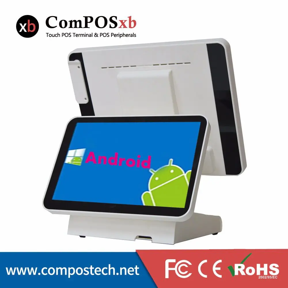 

000 POS Machine POS Cash Register Touch One Machine 15 "Built-In Card Reader Factory Direct OEM