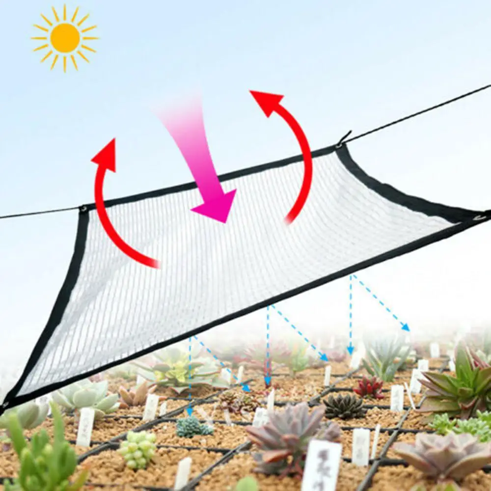 

Reflective Aluminum Foil Sunshade Net Insulation Cooling Sunscreen Tent Gardening Cooling Shade Network for Succulents FD