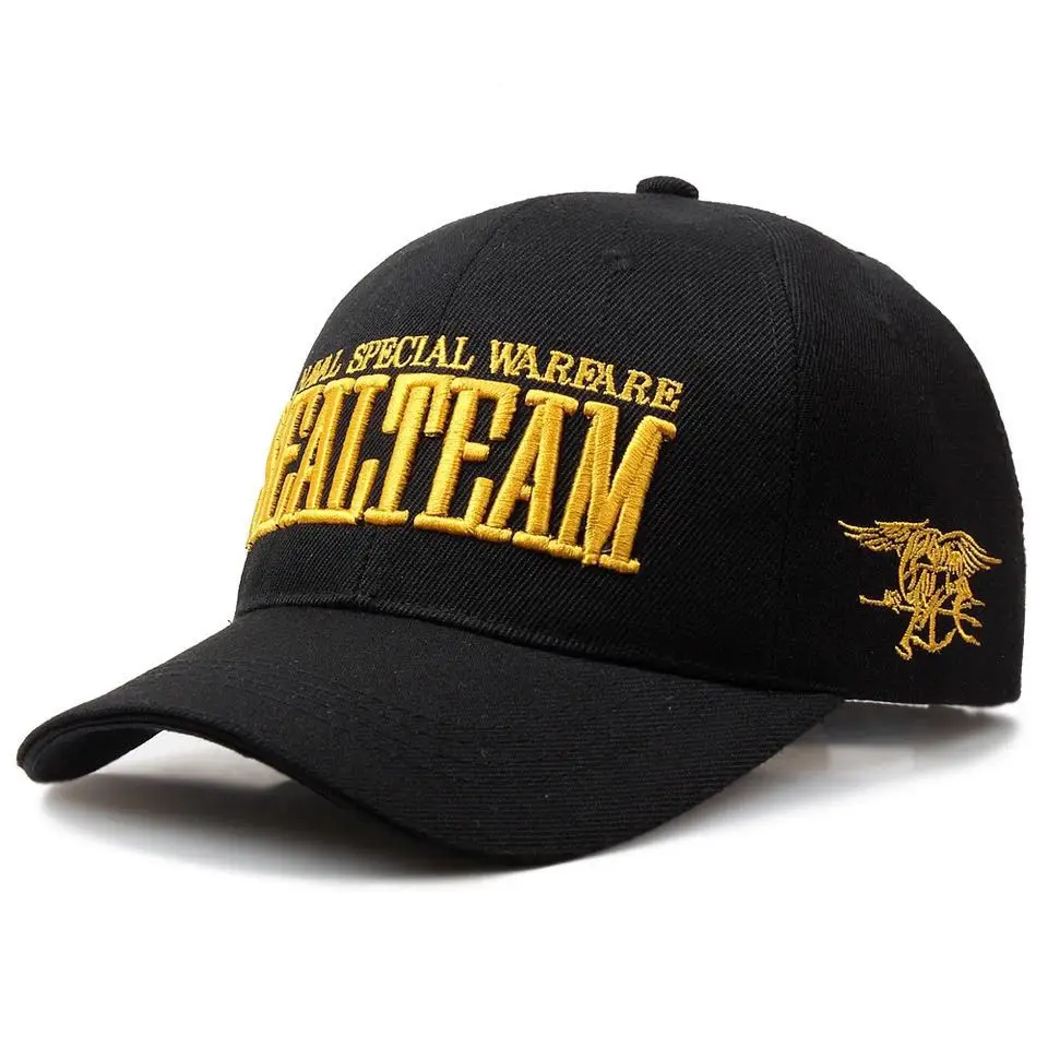 

New Baseball Caps Womens Adjustable Snapback Hats Outdoor Korean version military SEAL commando military fan tactical cap