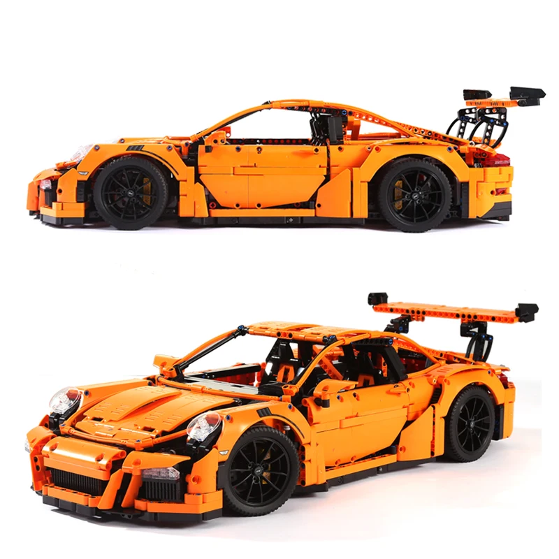 Lepin 20001 technic series Race Car Building Blocks Bricks Classic GT RS Compatible with legoing 42056 Educational Toys 