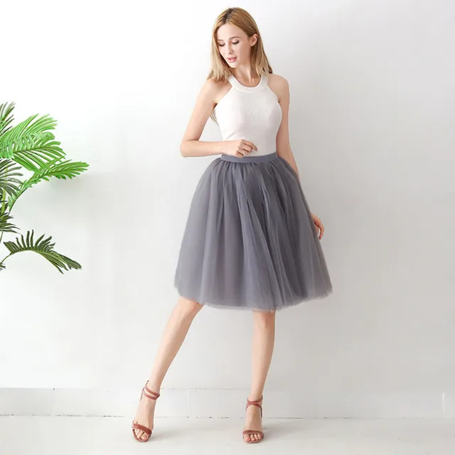 mid length pleated skirts 5x