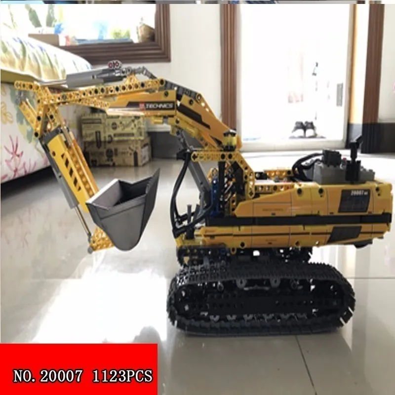 

Spelling 20007 And Technology Remote Group Excavating Machinery Spelling Insert Assembling 1123pcs Building Block Toys