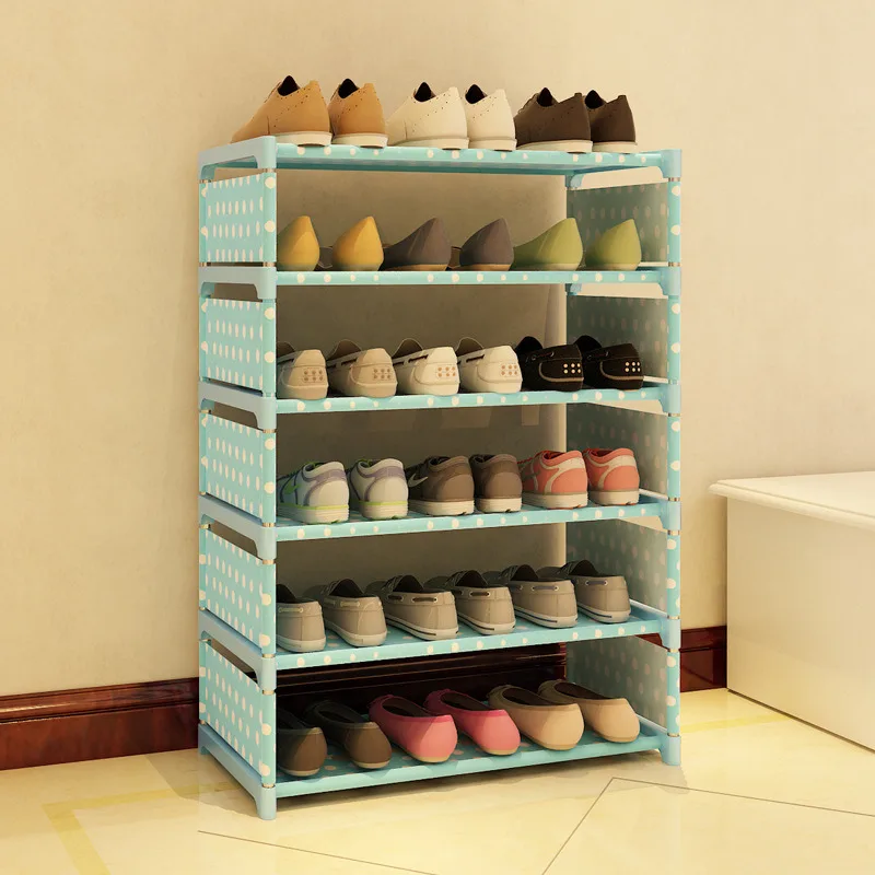 5 Tier Shoe Rack Storage Shelves Simple living Room Home Decorations Debris Organizer Cabinet