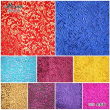 Шелковая парча жаккард Jinxiu шелкопряда Cheongsam пододеяльник Tangzhuang ткань цветок пшеницы цвет 17/100*75 см