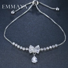 Браслет EMMAYA новые модные циркониевые бусы регулируемый браслет винтажные браслеты из бисера для женщин