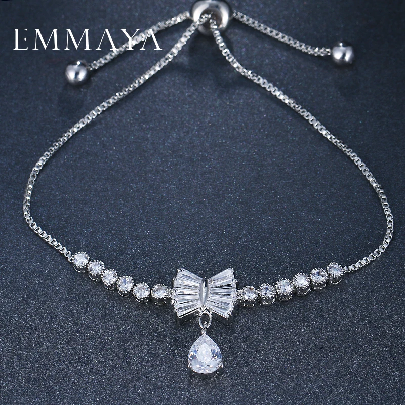 

EMMAYA Bracelet New Fashionable Cz Bead Adjustable Bracelet Vintage Beaded Bracelets for women