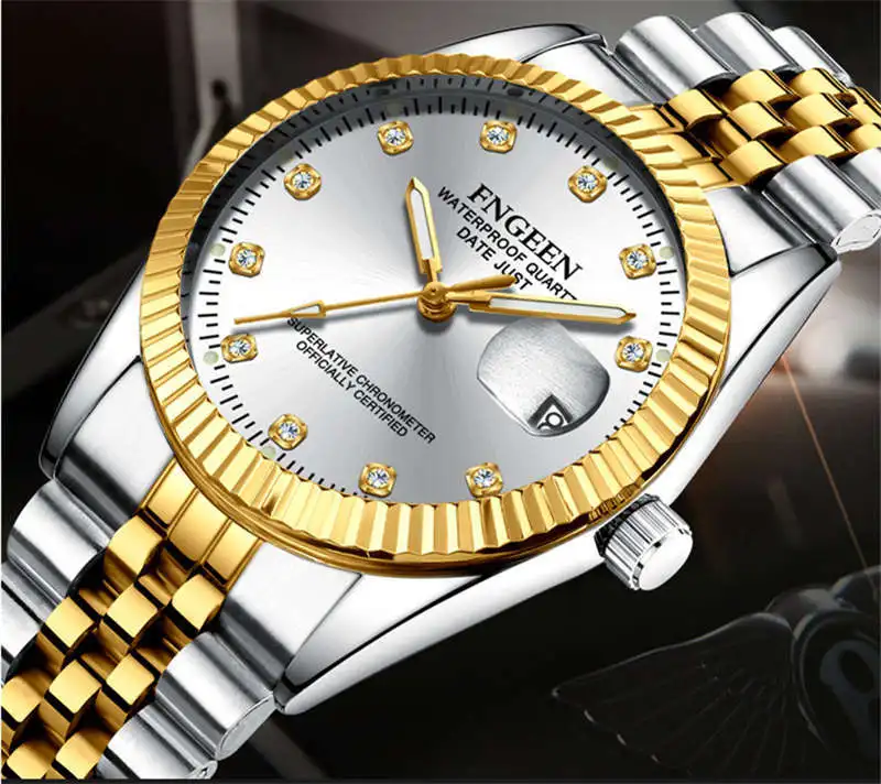 gold Rolex men watch 194805